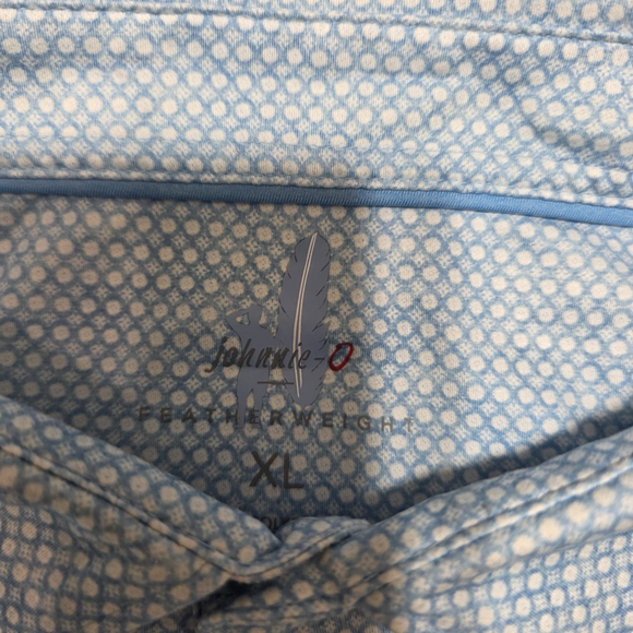 Johnny-O TPC Deere Run Golf Polo Shirt XL Blue Performance Stretch - Picture 4 of 9